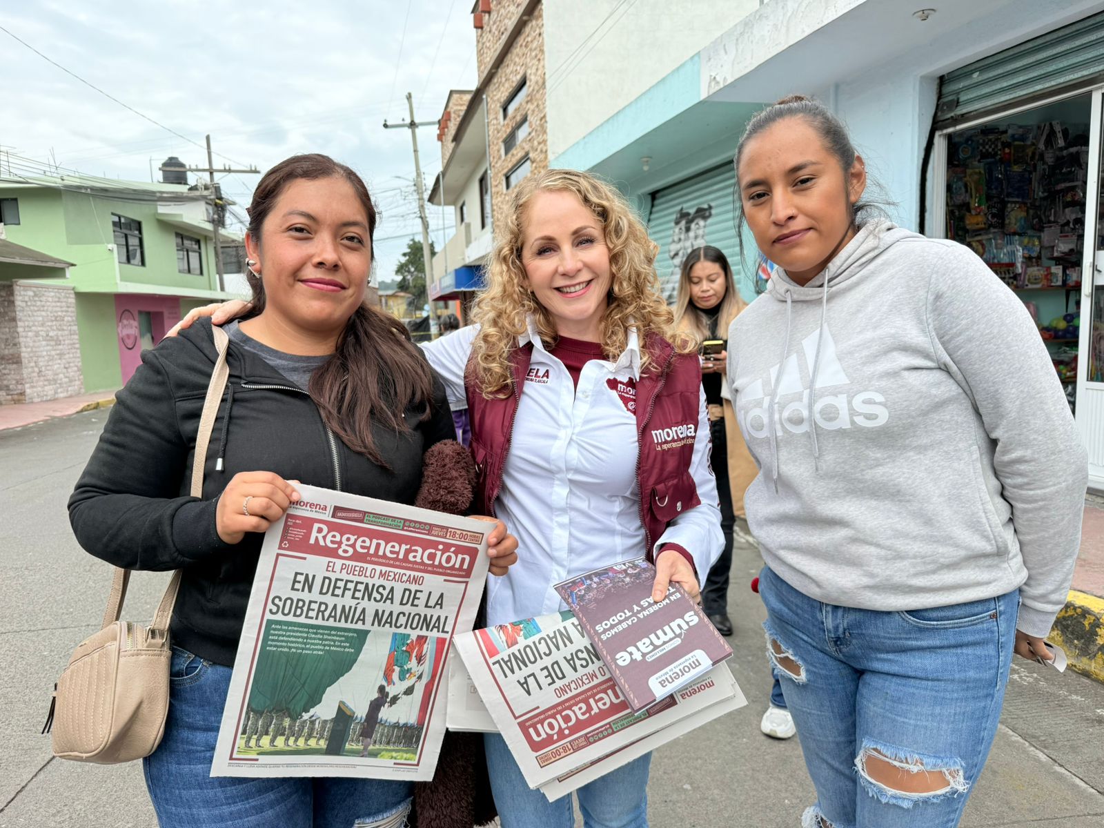 Marcela González: 'La Transformación camina con el pueblo'